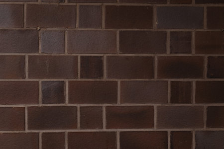 Red grunge brick wall, abstract background texture with old dirty and vintage style pattern