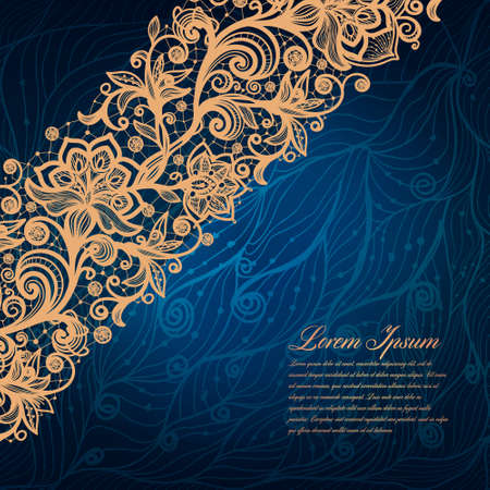 Vintage card on grunge backgroundのイラスト素材