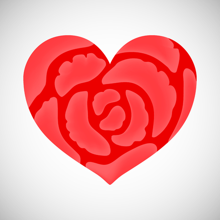 Heart of roses.のイラスト素材