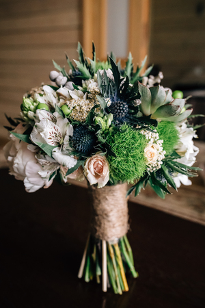 the bride's bouquet, bunch of flowersの写真素材