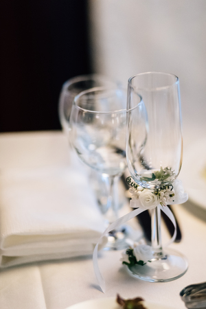 Wedding Party Decoration, maroonの写真素材
