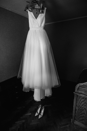 bridesmaid dress, wedding gown, bridal gownの写真素材