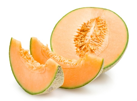 cantaloupe melonの写真素材