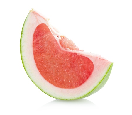 red pomelo sliceの写真素材
