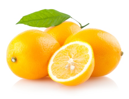 ripe lemonsの写真素材