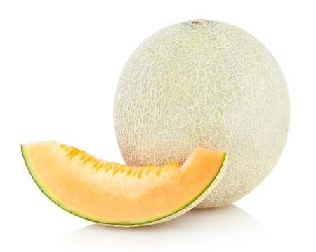 cantaloupe melonの写真素材
