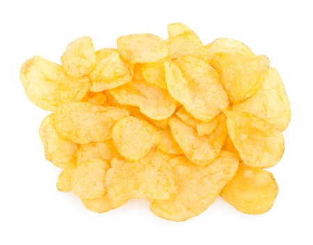 potato chips backgroundの写真素材