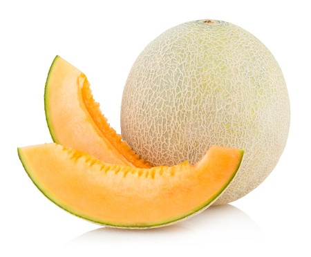 cantaloupe melonの写真素材