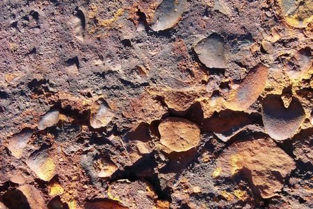 old rusted stonesの写真素材