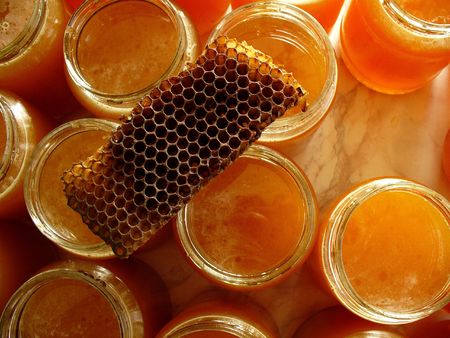 home made honeyの写真素材