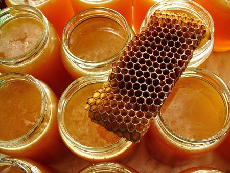 home made honeyの写真素材