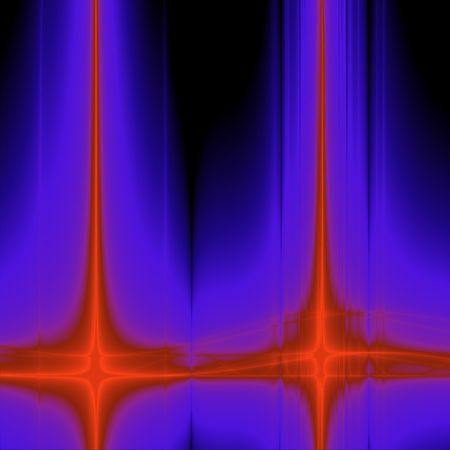 blue and red の写真素材