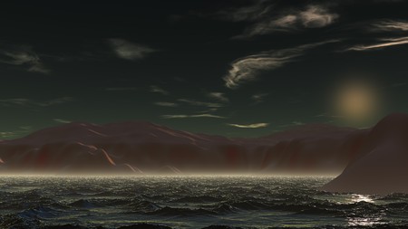 digital world renderの写真素材