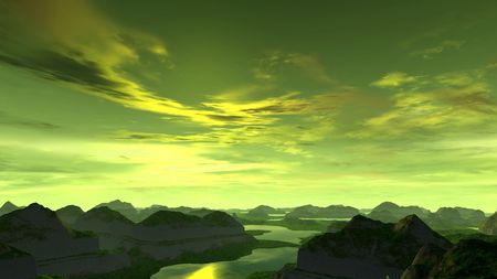 green planetの写真素材