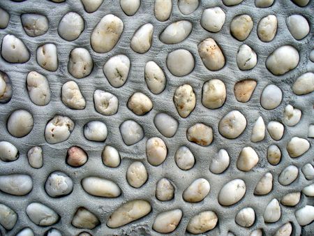 little river stones textureの写真素材