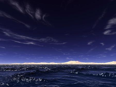 blue oceanの写真素材