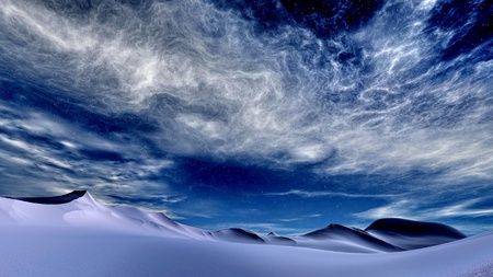 Winter landscapeの写真素材