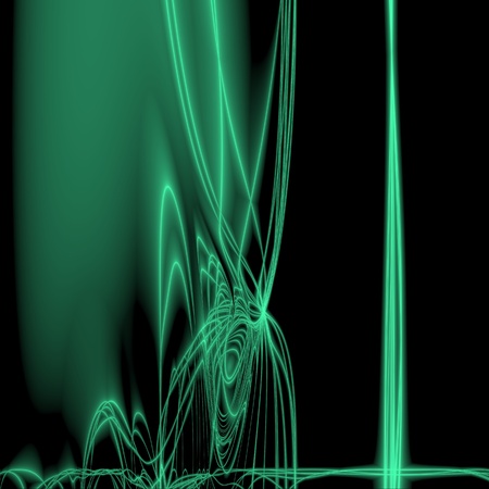 green glowの写真素材