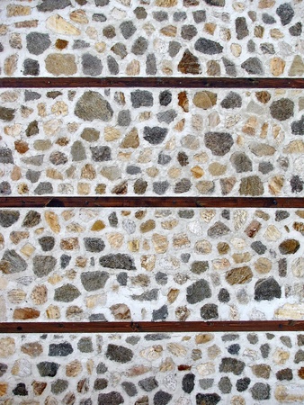 stone wallの写真素材