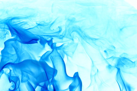 blue fire abstraction artの写真素材