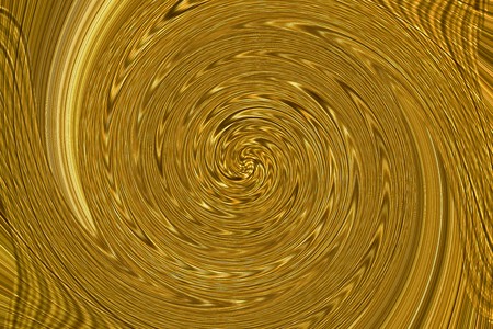 Transparent thinned marsh cloth is twisted into an abstract luminous spiralの写真素材