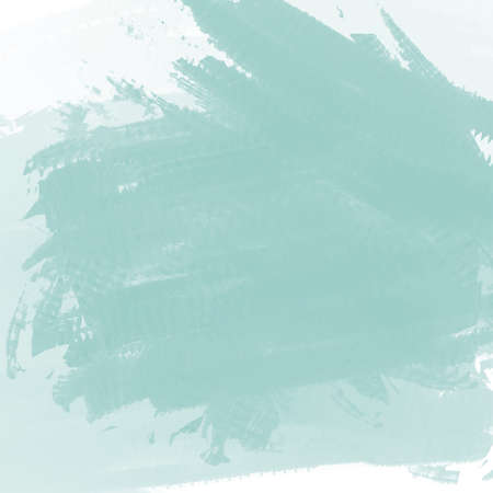 Hand drawn watercolor aquarelle illustration painting mint abstract texture. Design stain wet brush for plaster, fabric, paper, panoramic, banner, web, poster, mockup, background, wallpaper.のイラスト素材