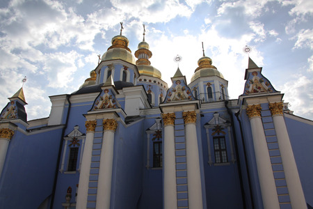 Saint Michaels Golden Domed Monasteryの写真素材