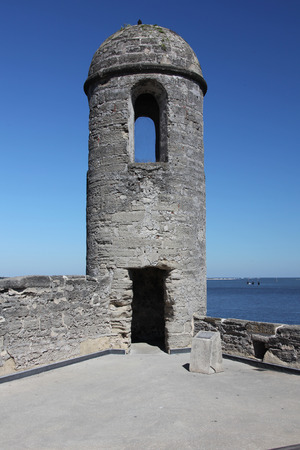 National monument Castillo de San Marcos in st Augustineのeditorial素材
