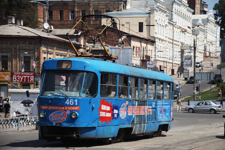 streetcar in Kharkov cityのeditorial素材