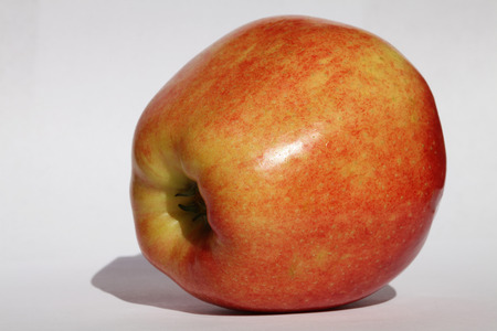 Close view of a juicy appleの写真素材