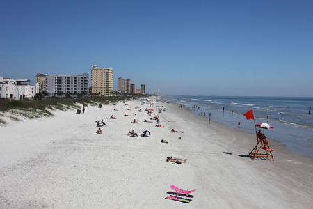 sunshine Florida beach in the summer timeのeditorial素材