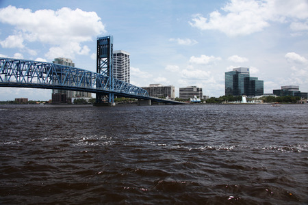 downtown of Jacksonville Floridaのeditorial素材