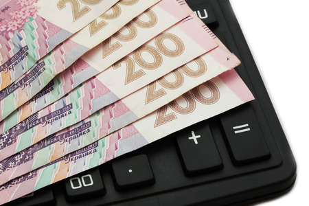 Ukrainian banknoteの写真素材
