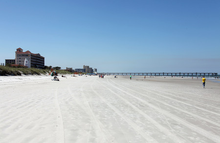sunshine Florida beach in the summer timeの写真素材