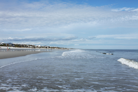 sunshine Florida beach in the summer timeの写真素材