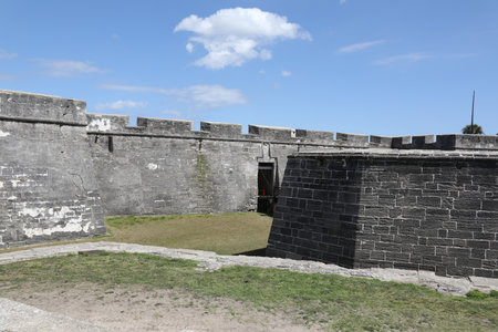 The Castillo de San Marcos is the oldest masonry fort in the continental United States, located on the western shore of Matanzas Bay in the city of St. Augustine, Florida.のeditorial素材