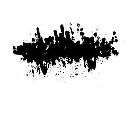 Hand-drawn abstract artwork ink strokes, 2d vector drawingのイラスト素材