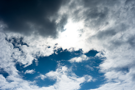 The beauty of Russian nature, the Sun closed clouds, natural parks of the Moscow region.の写真素材