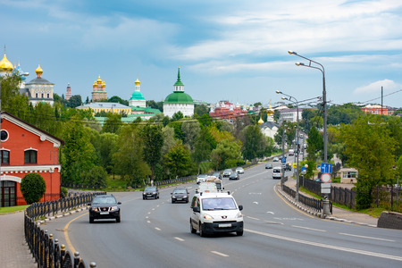 architecture Sergiev Posad 2018.Sergiev Posad, City the Moscow region.のeditorial素材