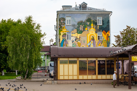 architecture Sergiev Posad 2018.Sergiev Posad, City the Moscow region.のeditorial素材