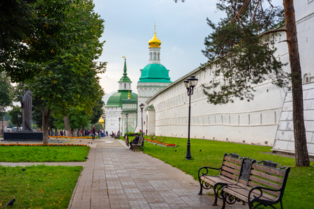 architecture Sergiev Posad 2018.Sergiev Posad, a Church with beautiful Golden domes.の写真素材