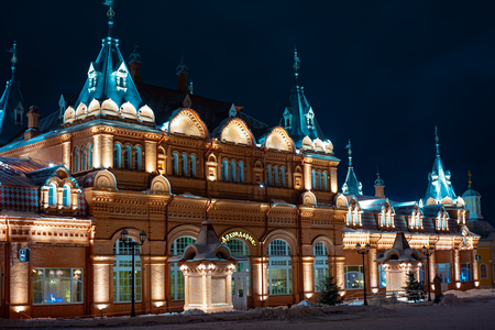 winter landscape of the Russian province.Sergiev Posad,のeditorial素材