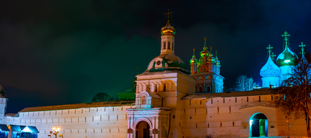 Nature of moscow region 12.12.2018.winter landscape of the Russian province.Sergiev Posad before the new year.の写真素材
