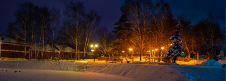Nature of moscow region 12.12.2018.winter landscape of the Russian province.Sergiev Posad before the new year.のeditorial素材