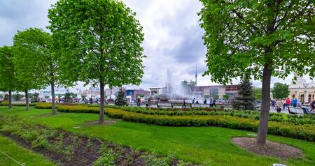 City the Moscow .Fountainの写真素材