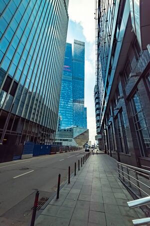 City the Moscow .Moscow international business center Moscow-city. EYE-の写真素材