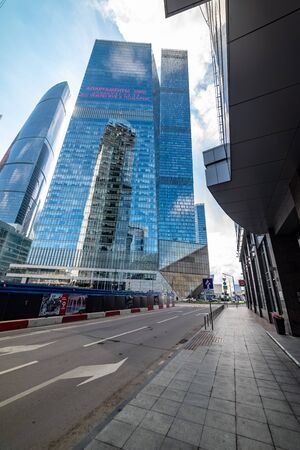 City the Moscow .Moscow international business center Moscow-city. EYE-のeditorial素材