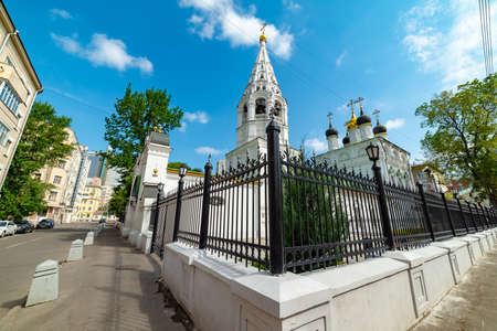 City the Moscow .view of the Church of the Transfiguration on the Sands,Russia.2019のeditorial素材