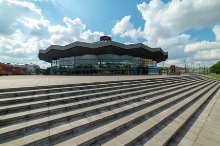 City the Moscow .view of the Great Moscow Circus, Vernadsky Avenue.Russia.2019のeditorial素材