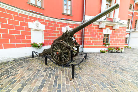 City the Moscow. State Central Museum of Contemporary History of Russia, Tverskaya street, Russia.のeditorial素材